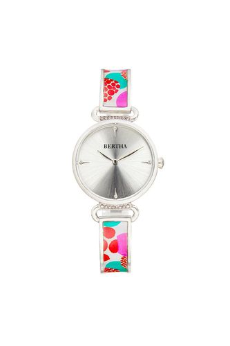 Womens Katherine Enamel-Designed Bracelet Watch - - One Size - Bertha - Modalova