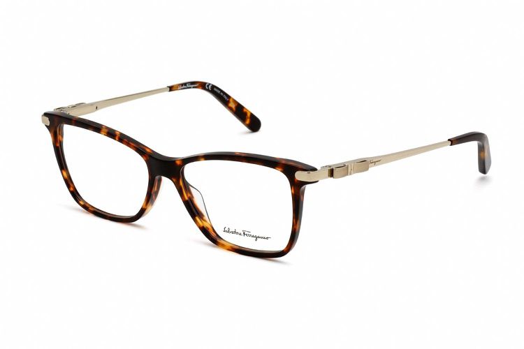 Womens SF2872 Eyeglasses Dark Tortoise/Gold / Clear Lens - - One Size - NastyGal UK (+IE) - Modalova