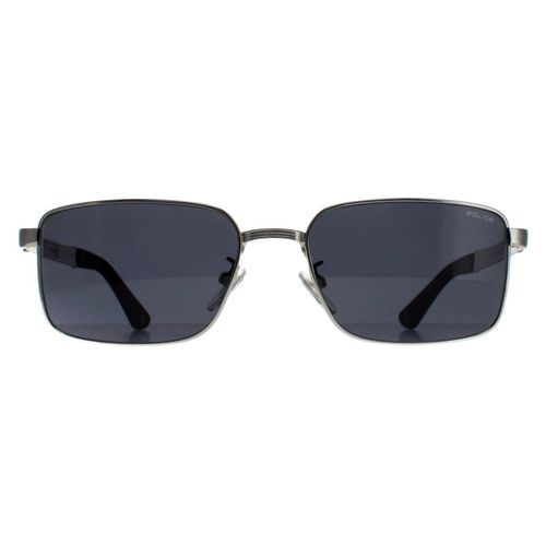 Rectangle Shiny Palladium Silver Mirror SPLA54 Origins 28 Sunglasses - - One Size - NastyGal UK (+IE) - Modalova