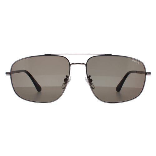 Aviator Shiny Ruthenium Green SPLE04 Roadie 2 Sunglasses - One Size - NastyGal UK (+IE) - Modalova