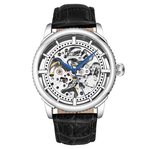 Winchester 3933 Automatic Dress Watch Skeleton Dial 41MM Case with Premium Leather Band - - One Size - NastyGal UK (+IE) - Modalova