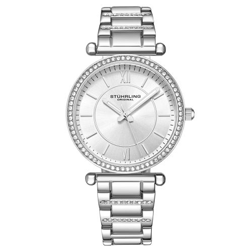 Womens Aria 3905 Wrist Quartz Watch 36mm Case with Stainless steel link bracelet - - One Size - STÜHRLING Original - Modalova