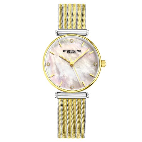 Womens Cambria Quartz 32mm Classic Watch with Stainless Steel Mesh Bracelet - - One Size - STÜHRLING Original - Modalova