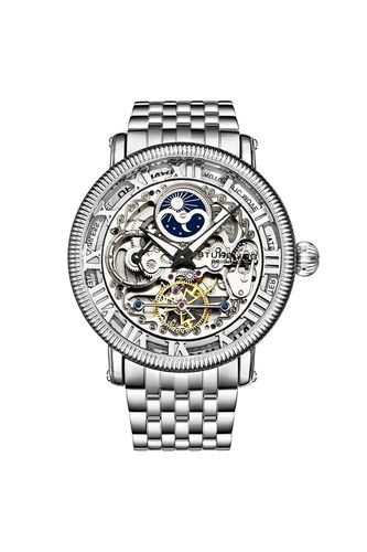 Special Reserve Dual Time Automatic 48mm Skeleton With Stainless Steel Deployant Buckle - - One Size - STÜHRLING Original - Modalova