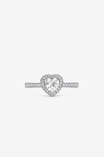 Womens Silver Promise Ring With Small Heart - - O - NastyGal UK (+IE) - Modalova