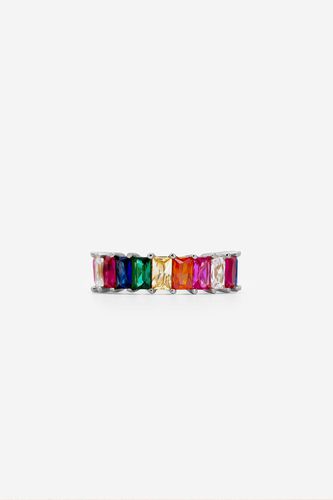 Womens Silver Rainbow Ring - - U - MUCHV - Modalova