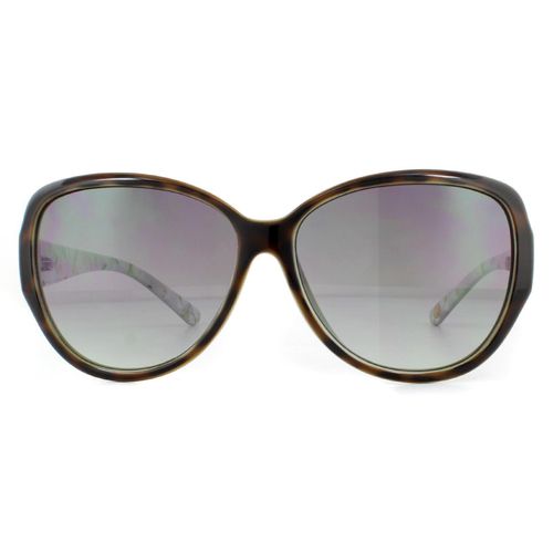 Womens Oval Tortoise Green Grey Gradient Sunglasses - - One Size - NastyGal UK (+IE) - Modalova