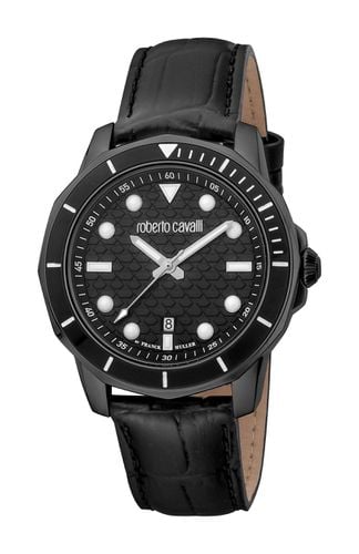 Black Dial Watch - One Size - Roberto Cavalli - Modalova