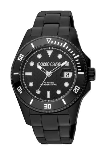 Dressing gownrto Cavalli RC5G042M0065 Dial Stainless Steel Watch - One Size - Roberto Cavalli - Modalova