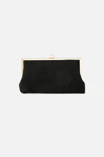 Womens Suedette Clip Frame Clutch Bag - - One Size - NastyGal UK (+IE) - Modalova