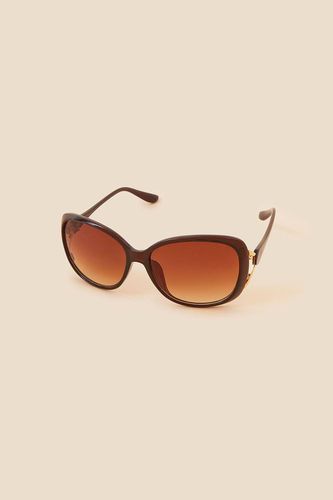 Womens Metal Detail Wrap Sunglasses - - One Size - NastyGal UK (+IE) - Modalova