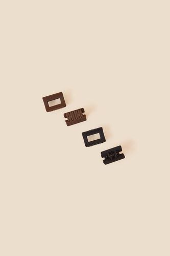 Womens Matte Square Claw Clips 4 Pack - - One Size - NastyGal UK (+IE) - Modalova