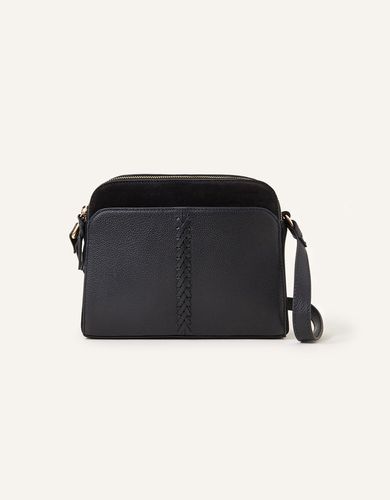 Womens Leather Double Zip Cross-Body Bag - - One Size - NastyGal UK (+IE) - Modalova
