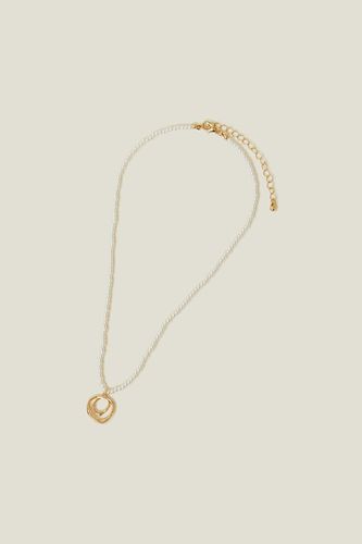 Womens Pearl Chain Pendant - - One Size - NastyGal UK (+IE) - Modalova