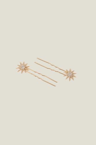 Womens 2 X Sparkly Star Pins - - One Size - NastyGal UK (+IE) - Modalova