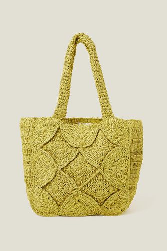 Womens Woven Raffia Shopper Bag - - One Size - Accessorize - Modalova