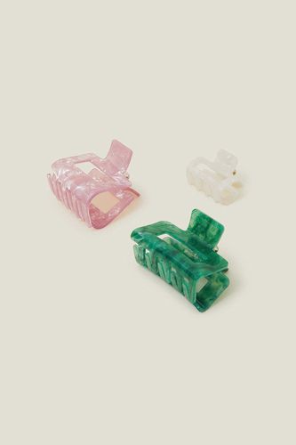 Womens 3-Pack Marble Claw Clips - - One Size - NastyGal UK (+IE) - Modalova