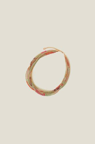 Womens Layered Beaded Collar Necklace - - One Size - NastyGal UK (+IE) - Modalova