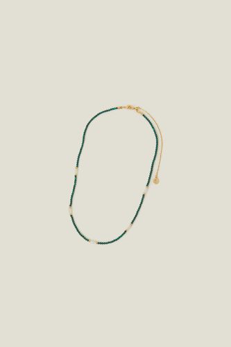 Womens 14ct Gold-Plated Pearl Station Necklace - - One Size - NastyGal UK (+IE) - Modalova