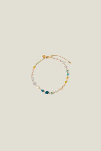 Womens 14ct Gold-Plated Offcut Anklet - - One Size - NastyGal UK (+IE) - Modalova
