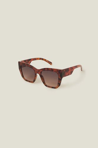 Womens Tortoiseshell Chunky Cateye Sunglasses - - One Size - NastyGal UK (+IE) - Modalova