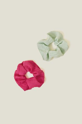 Womens 2 X Crinkle Scrunchies - - One Size - Accessorize - Modalova