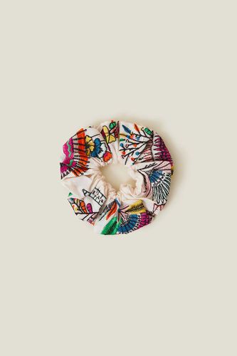 Womens Embroidered Tropical Scrunchie - - One Size - Accessorize - Modalova