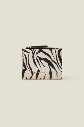Zebra Print Wallet - - One Size - Accessorize - Modalova