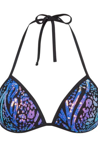 Womens Sultry Heat Sparkle Triangle Bikini Top - - 6 - NastyGal UK (+IE) - Modalova