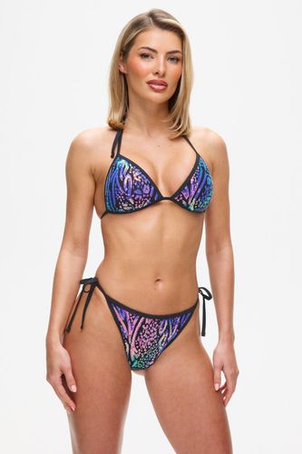 Womens Sultry Heat Sparkle Triangle Bikini Top - - 12 - NastyGal UK (+IE) - Modalova
