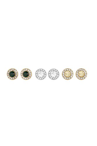 Womens Two Tone Tonal Green Stud Earrings - Pack Of 3 - - One Size - NastyGal UK (+IE) - Modalova