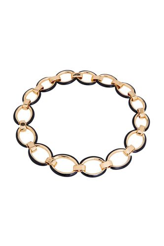 Womens Gold Plated Enamel Chain Link Necklace - - One Size - NastyGal UK (+IE) - Modalova