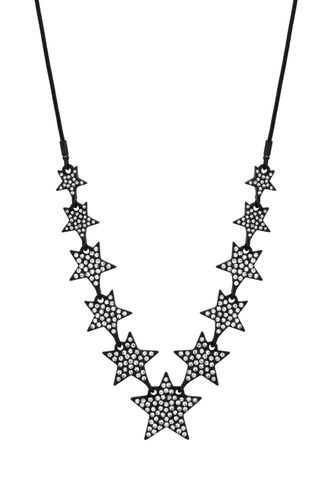 Womens Crystal Graduated Pave Star Necklace - One Size - NastyGal UK (+IE) - Modalova