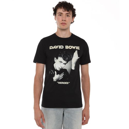 Heroes T-Shirt - Black - L - David Bowie - Modalova