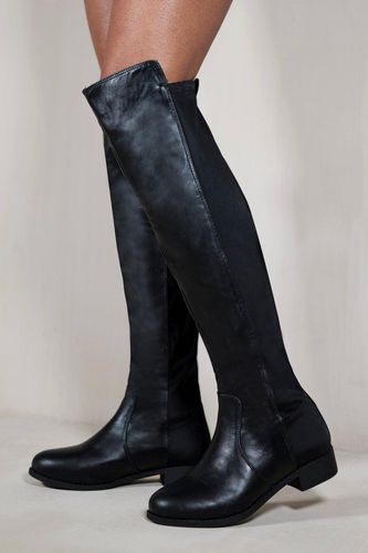 Womens 'Diem' Over The Knee Pull On Boots - - 3 - NastyGal UK (+IE) - Modalova