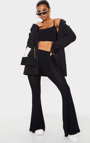 Womens Basic Jersey Flared Trousers - 10 - NastyGal UK (+IE) - Modalova