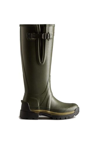 Womens Dark 'Balmoral Adjustable Neoprene Lined' Wellington Boot - 5 - NastyGal UK (+IE) - Modalova