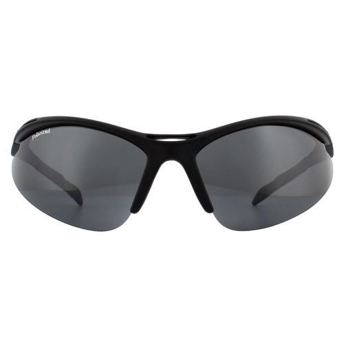 Wrap Rubber Smoke Polarized Sunglasses - One Size - montana - Modalova