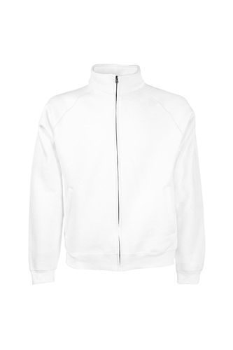 Full Zip Sweat Jacket - White - S - NastyGal UK (+IE) - Modalova