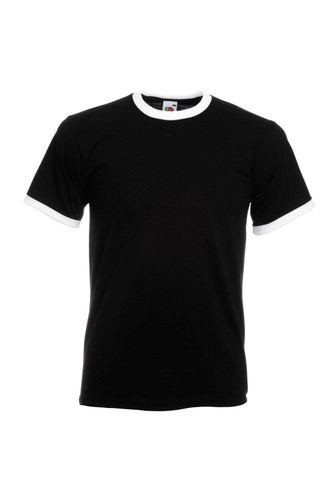 Ringer Short Sleeve T-Shirt - - XL - Fruit of the Loom - Modalova