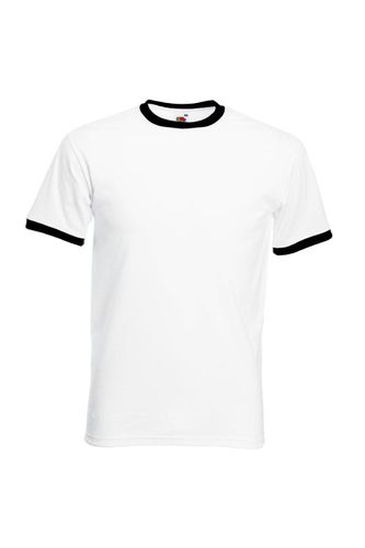 Ringer Short Sleeve T-Shirt - - XL - Fruit of the Loom - Modalova