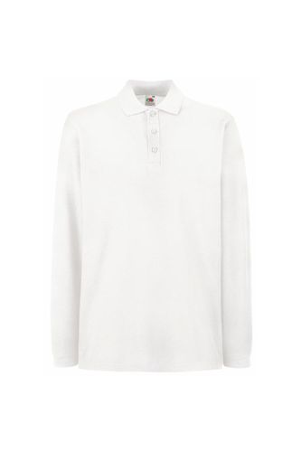Premium Long Sleeve Polo Shirt - - M - Fruit of the Loom - Modalova