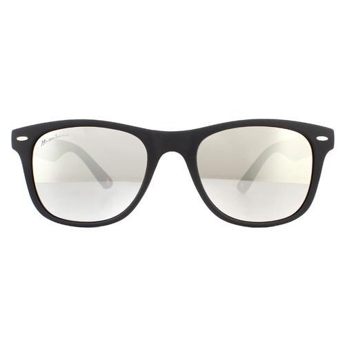 Rectangle Matte Rubbertouch Silver Mirror Sunglasses - One Size - NastyGal UK (+IE) - Modalova