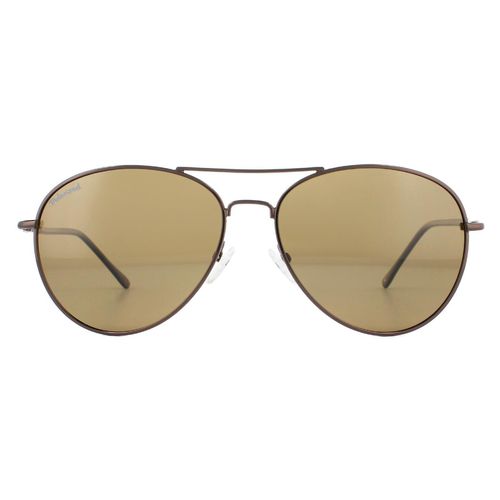 Aviator Bronze Flex Polarized Sunglasses - One Size - montana - Modalova
