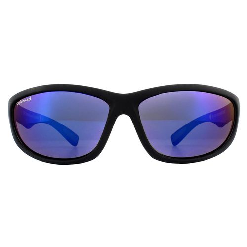 Wrap Blue Rubber Blue Polarized Sunglasses - One Size - NastyGal UK (+IE) - Modalova