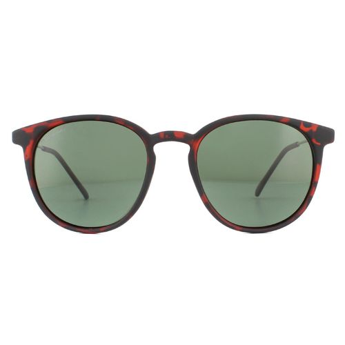 Round Turtle Rubbertouch G15 Green Polarized Sunglasses - One Size - montana - Modalova