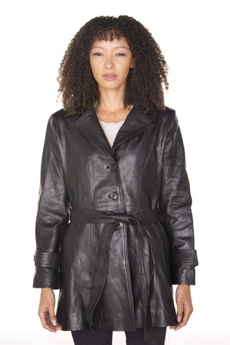 Womens 3/4 Length Trench Coat-Ranchi - - 22 - Infinity Leather - Modalova