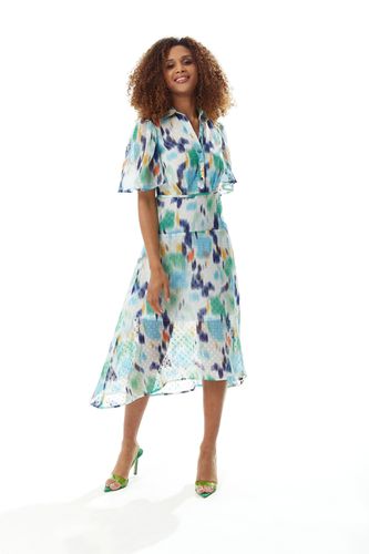 Womens Multicolour Chiffon Midi Dress - 8 - NastyGal UK (+IE) - Modalova