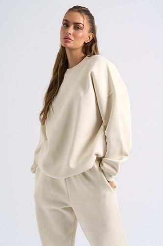 Womens Cream Oversized Sweatshirt - - 8 - Urban Bliss - Modalova