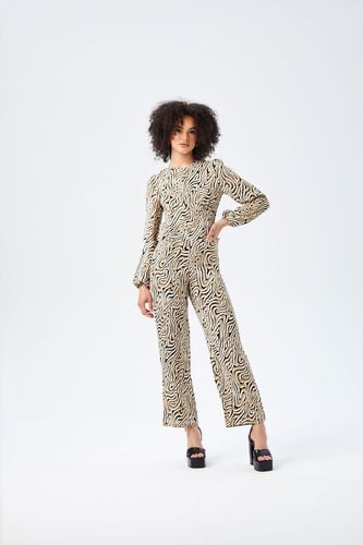 Womens Harper Swirl Print Jumpsuit - - 8 - Urban Bliss - Modalova